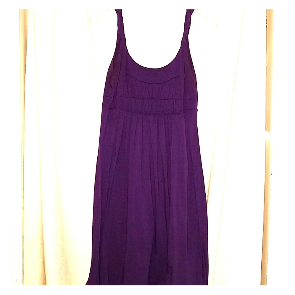 Purple summer dress
